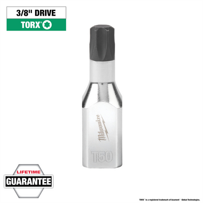 Milwaukee Tool 3/8" Drive T50 TORX Bit Socket