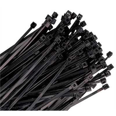 K Tool International Cable Zip Tie 18 In. Black 50 Pack