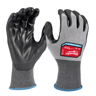 Milwaukee Tool Cut Level 2 High Dexterity Polyurethane Dipped Gloves - M