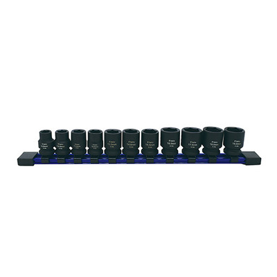 Astro Pneumatic 11pc 3/8" Drive 1/2 Size Socket Set - 9.5 - 19.5mm for Undersized, Swollen or Damaged Hardware