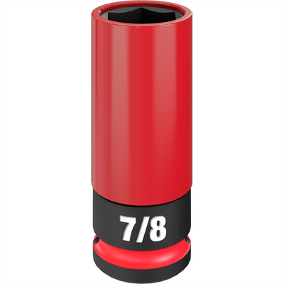 Milwaukee Tool SHOCKWAVE Impact Duty 1/2 Drive 7/8" SAE Lug Nut Wheel Socket