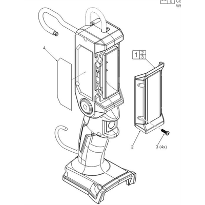 Milwaukee Tool Lens\ Screw Assemby for 2352-20 Cordless Led Stick LIght