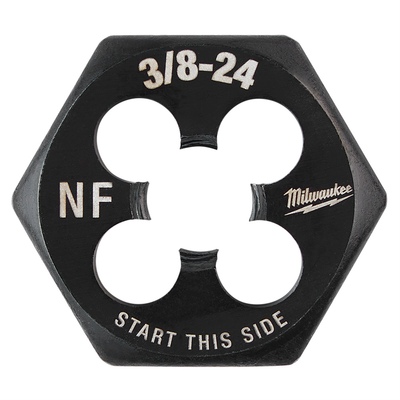 Milwaukee Tool 3/8"-24 NF 1-Inch Hex Threading Die