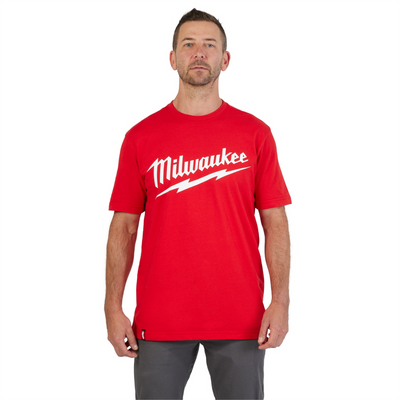Milwaukee Tool Heavy Duty T-Shirt - Short Sleeve Logo Red XL
