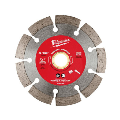 Milwaukee Tool 4 1/2" Diamond Premium Segmented