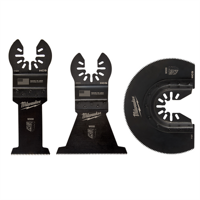 Milwaukee Tool Milwaukee OPEN-LOK 3PC WOOD CUTTING MULTI-TOOL BLADE VARIETY PACK