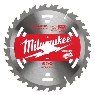 Milwaukee Tool 7-1/4"24T BAS WRMDRV BLD BULK10
