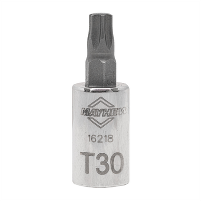 Mayhew Mayhew T30 Torx&reg; Short Insert Socket Bit, 1/4-Inch Drive