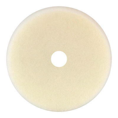 DYNABRADE 6.5" White Foam Flat Polishing Pad