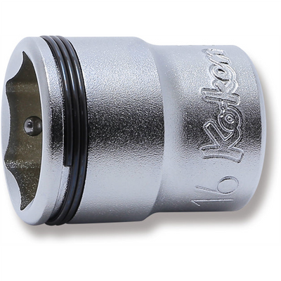 Ko-ken USA 3/8 Sq. Dr. Socket  16mm Nut Grip Length 27mm