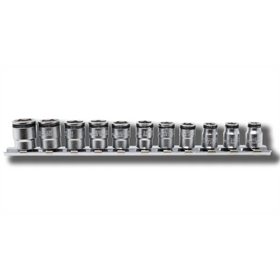 Ko-ken USA 1/4 Sq. Dr. Short NUT GRIP&Acirc;&reg; Socket Set,  5-14mm  -  11 pieces - RS2450MS/11