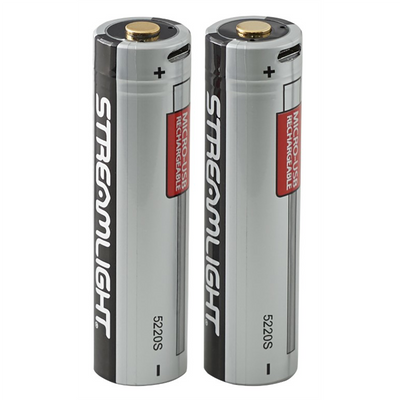 Streamlight SL-B26 Li-Ion USB Rechargeable Battery Pack with Integrated Charge Port, 2 Pack