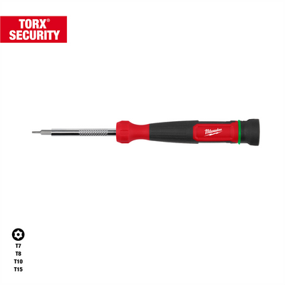 Milwaukee Tool 4-in-1 TORX Security Precision Multi-Bit Screwdriver