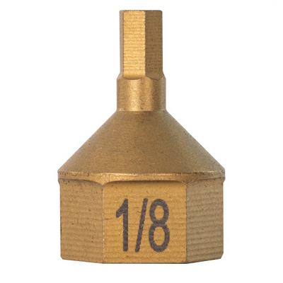 Mayhew 1/8" SAE Hex Dual Drive Bit, 7/16" Drive