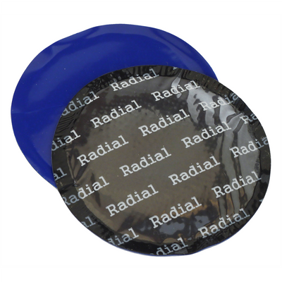 KEX Tire Repair Rubber Reinforced Universal Patch Large Round 3-1/4 Inch (82mm) - 50 Count