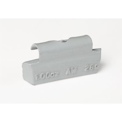 Plombco 1.00 oz AW style Plasteel clip-on weight