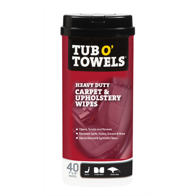 Tub O' Towels Tub O' Towels Heavy Duty Carpet Wipes, 40 count