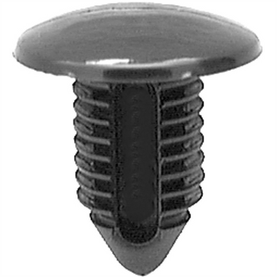 AUVECO 12766 Single Head Front End Stone Shield Retainer, 7/8 in Dia Bottom Head, Nylon, Black