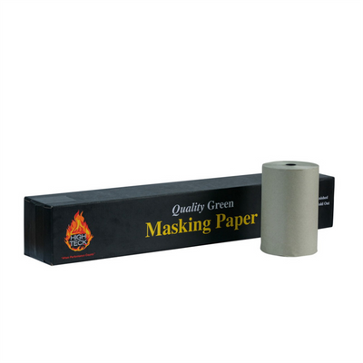 High Teck Products MP150G-9 Masking Paper, 9 in W x 500 ft L, Green, 35 lb Basis