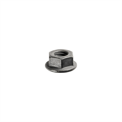 AUVECO 11644 Hex Flange Nut, M8 x 1.25 mm Screw x 8 mm H x 13 mm Across Flats, Phosphate
