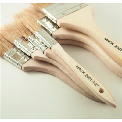 Mack Brushes Whitey II 2001-25 2001 Series All Purpose Throw-Away Chip Brush, 2-1/2 in, Wood Handle, Natural White