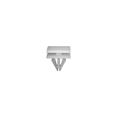 AUVECO AP20774 Rocker and Grille Molding Clip, (9/16 x 13/16 in Top x 5/8 x 13/16 in Bottom) Head, Nylon, White