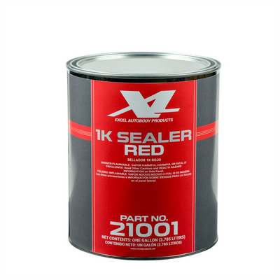 Excel Auto Body Products 1K Sealer, Red, Gallon