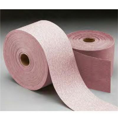 Carborundum Abrasives Carbo Premier Red 20335 Dri-Lube Stick-On Sheet Roll, 2-3/4 in W x 45 yd L, P220 Grit