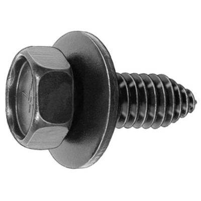 AUVECO 15783 Indented Hex Head Sems CA Point Body Bolt, 5/16 in - 18 TPI Screw x 7/8 in L, Phosphate