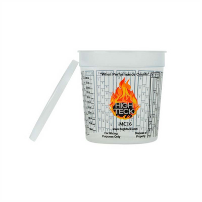 High Teck Products MC16L Lid, Polypropylene, For 1 pt Mixing Cups