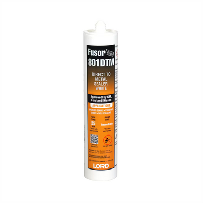 Fusor 801DTM DTM Sealer, 10 oz Cartridge, White, Paste, 72 hr Curing