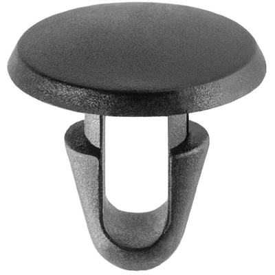 AUVECO AP18297 Single Head Hood Seal Retaining Clip, 13 mm Dia Bottom Head, Nylon, Black