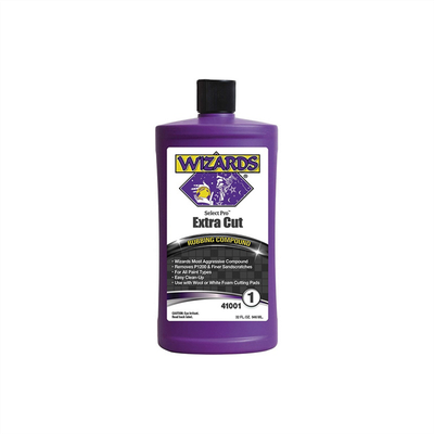 Wizards Products 41001 Select Pro Extra Cut 1 Series Rubbing Compound, 32 oz Bottle