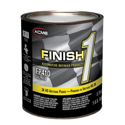 Finish 1 Automotive Refinish Products FP410-1 High Build 2K HS Urethane Primer, 1 gal Can, Gray, 4:1 Mixing