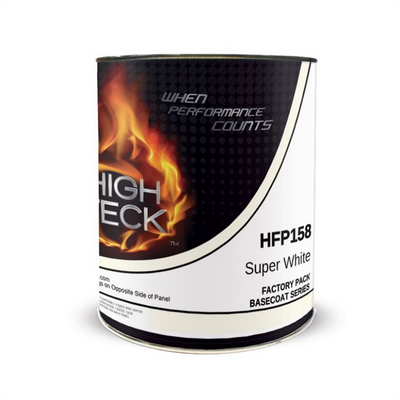 High Teck Products HFP158-4 Series HFP National Rule Urethane Basecoat, 1 qt, Super White, 6.8 lb/gal VOC