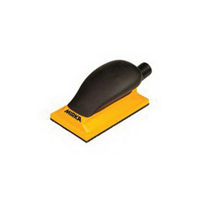 Mirka Abrasives MVHB35 Hand Sanding Block, 70 mm W x 125 mm L, Hook and Loop Attachment