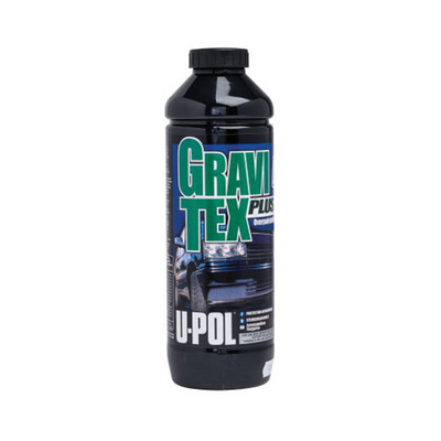 U Pol Products GRAVITEX PLUS UP0722 HS Stone Chip Protector, 1 L Bottle, White, 4 to 6 hr Curing