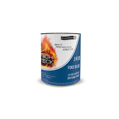 High Teck Products 1418-1 Series 1400 Acrylic Urethane Factory Pack 2K Single Stage Paint, 1 gal, Ford Blue