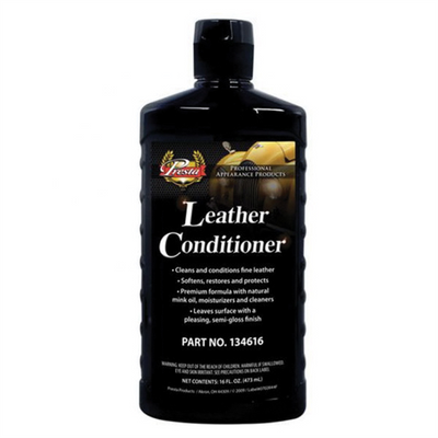 Presta 134616 Leather Conditioner, 16 oz Can, White