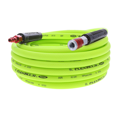 Legacy Manufacturing Flexzilla 3 Piece Air Hose Kit - 3/8 Inch x 35 Foot with ColorConnex Type D Red Coupler and Plug