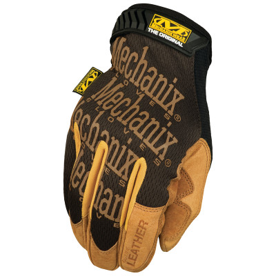 MECHNX MECLMG-75-009 MECHNX - Leather Original Gloves (Medium, Brown/Black)