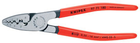 KNIPEX TOOLS LP 9771180 7-1/4" Crimping Pliers