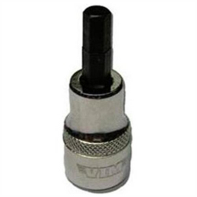 VIM TOOLS VMHMS-6MM 6MM 3/8 Dr Satin Chrome HexBit Holder