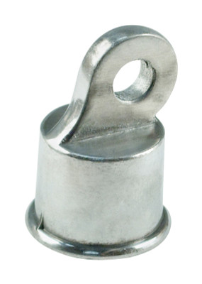 RAIL END 1-5/8 ALUMINUM