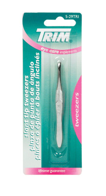 SLANT TIP TWEEZERS CHRM