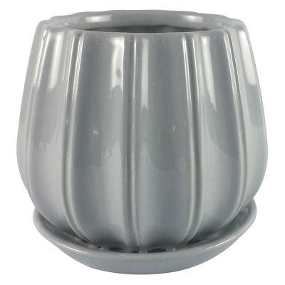 PLANTER CONTOUR GRAY 6
