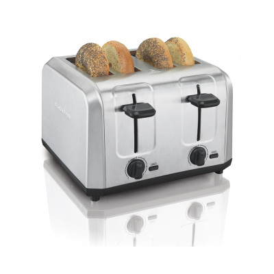 TOASTER 4 SLOT SILVER