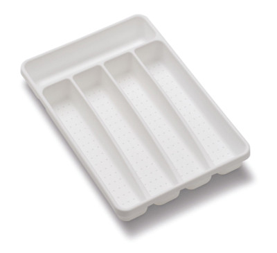 SILVERWARE TRAY WHITE