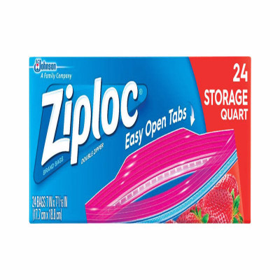 BAG ZIPLOC EZOPN QT24CT