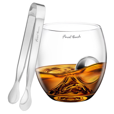 CHL BALL SET GLS/SS 8OZ